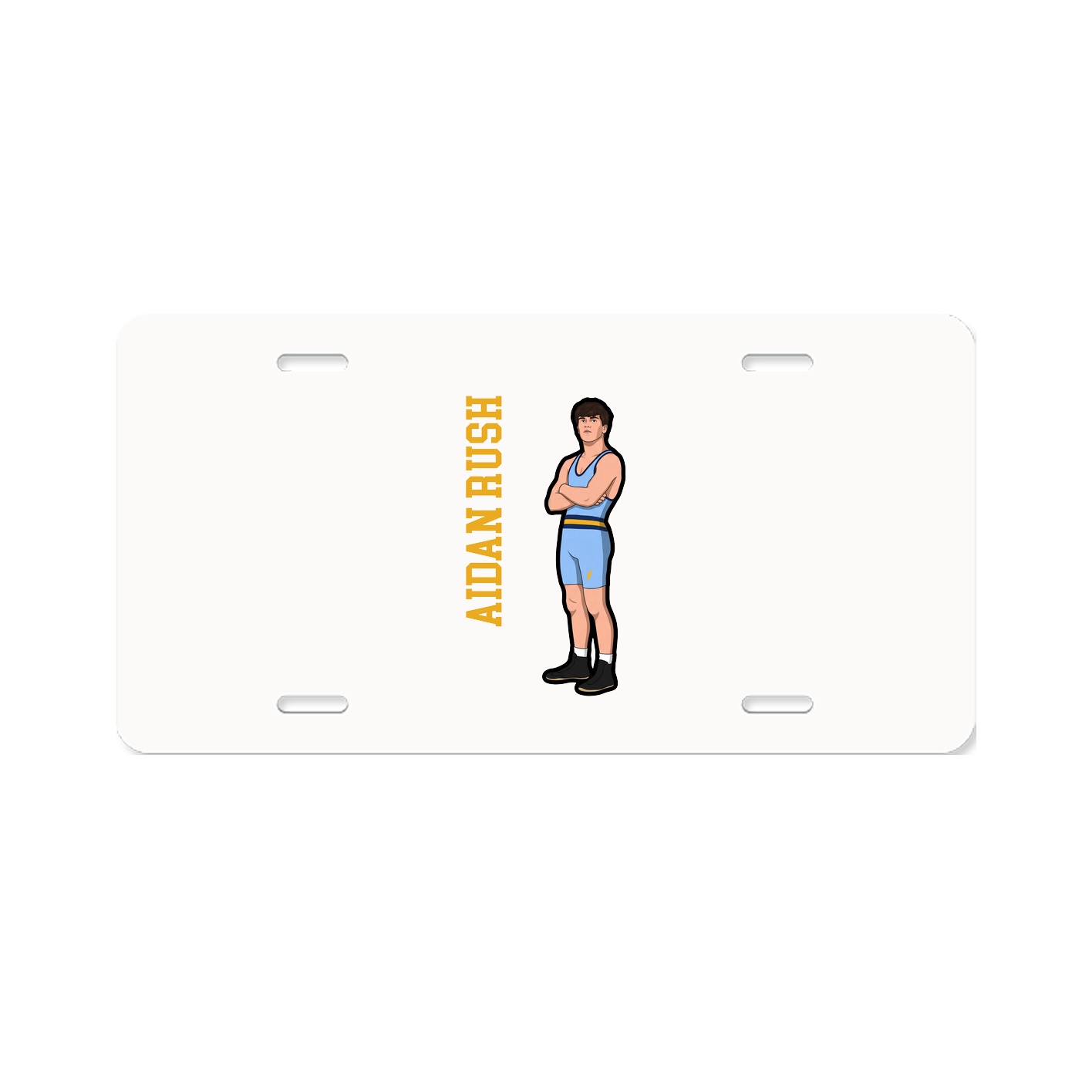 Aluminum License Plate
