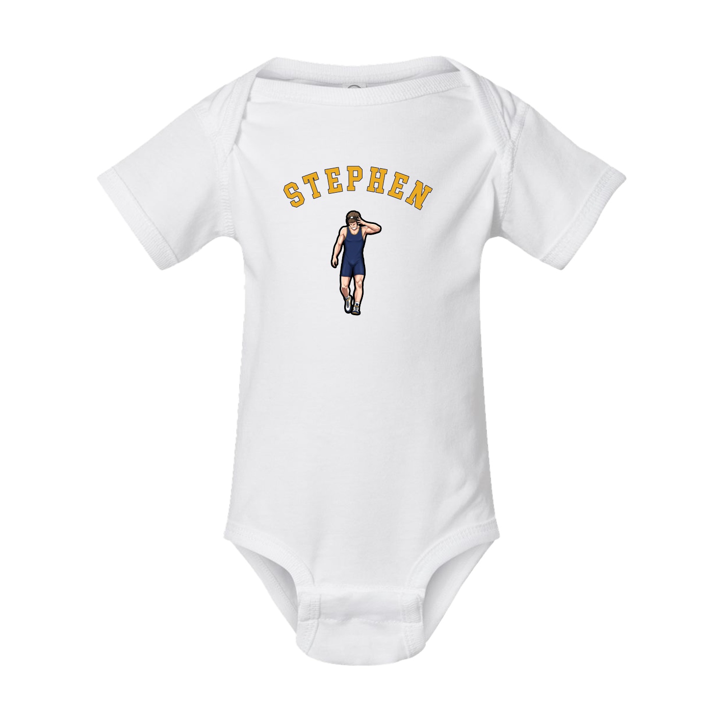 Baby Onesie — Shirsey Arch in White