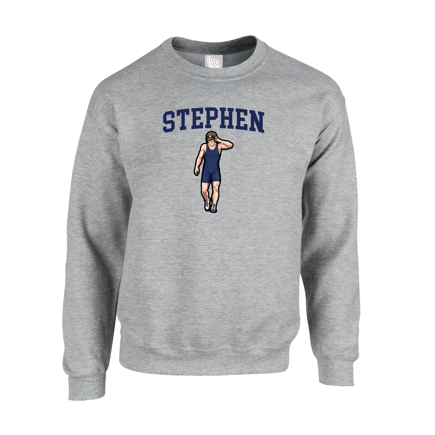 Fleece Crew — Shirsey in Grey