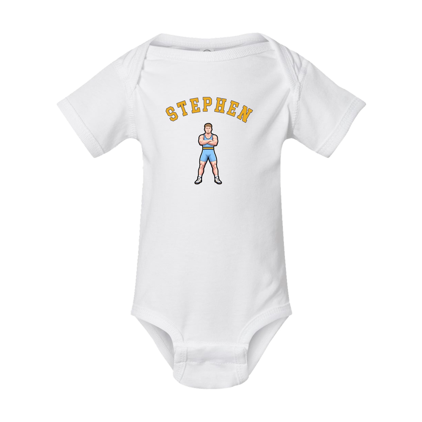 Baby Onesie — Shirsey Arch in White