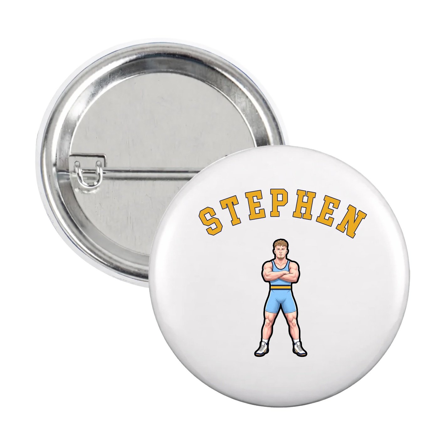 Game Day Button — Shirsey Arch in White