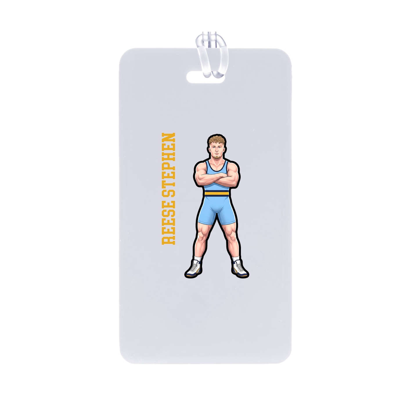 Bag Tag — Name Vertical in Classic