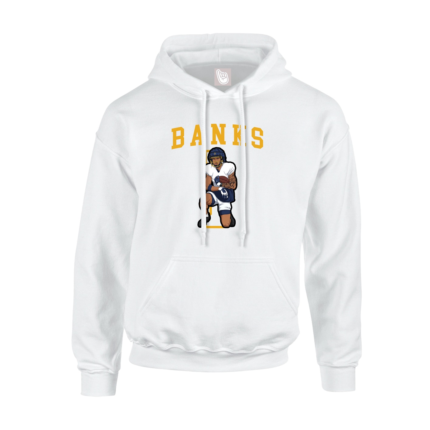 Hoodie — Shirsey in White