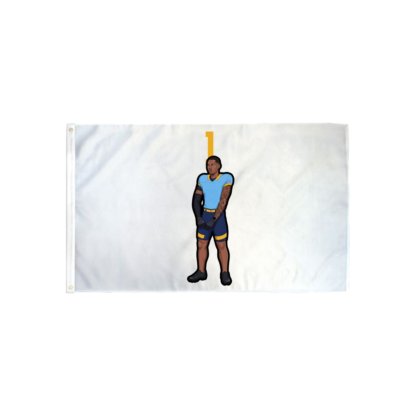 3x5 Flag — Number Top in Classic