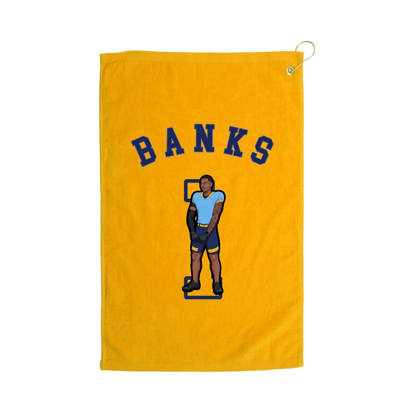 Golf Towel — Shirsey Arch in Gold