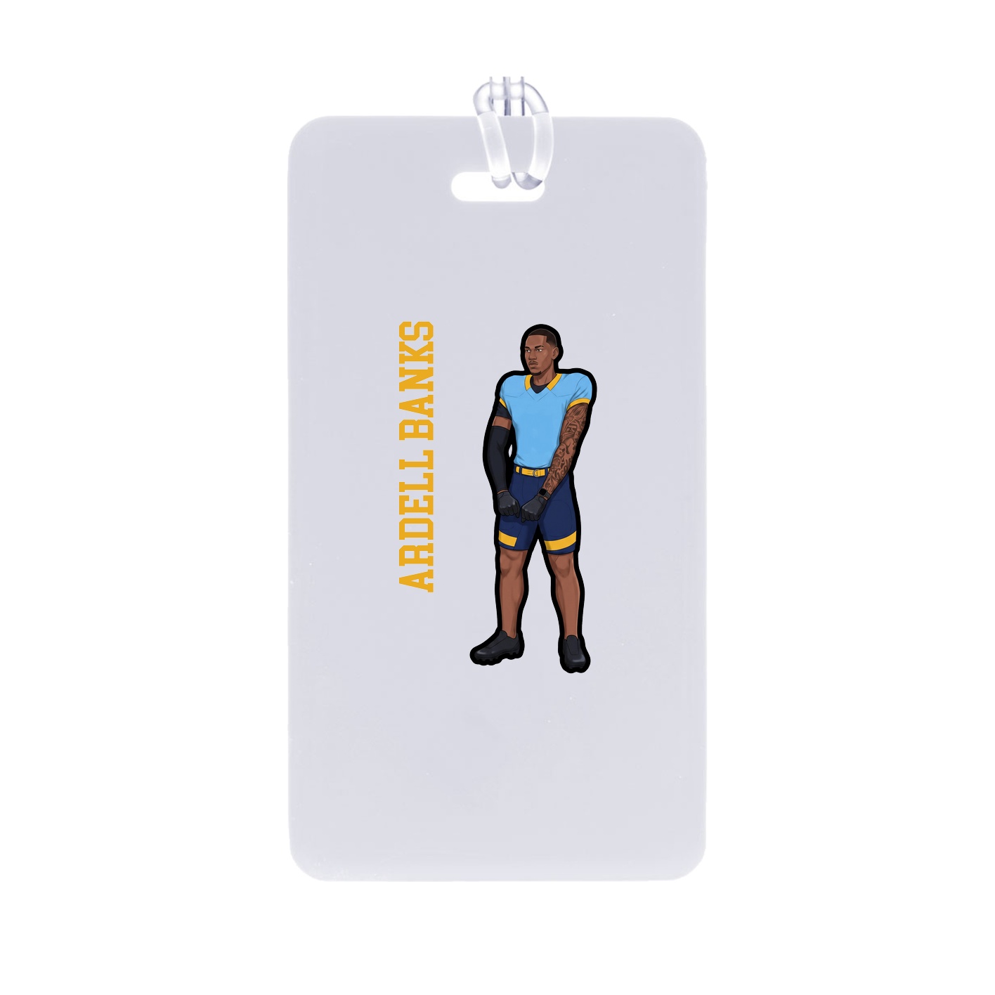 Bag Tag — Name Vertical in Classic