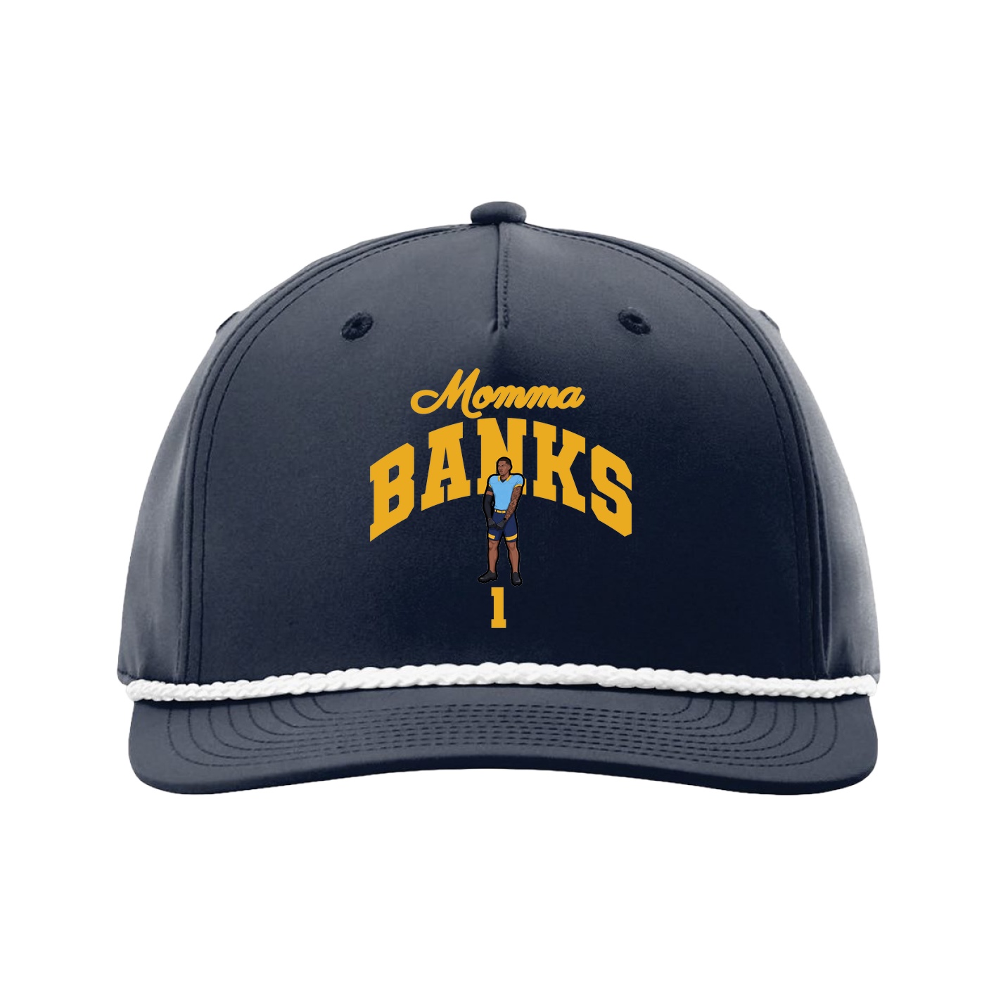Five-Panel Classic Rope Cap — Mothers Day Arch in Navy