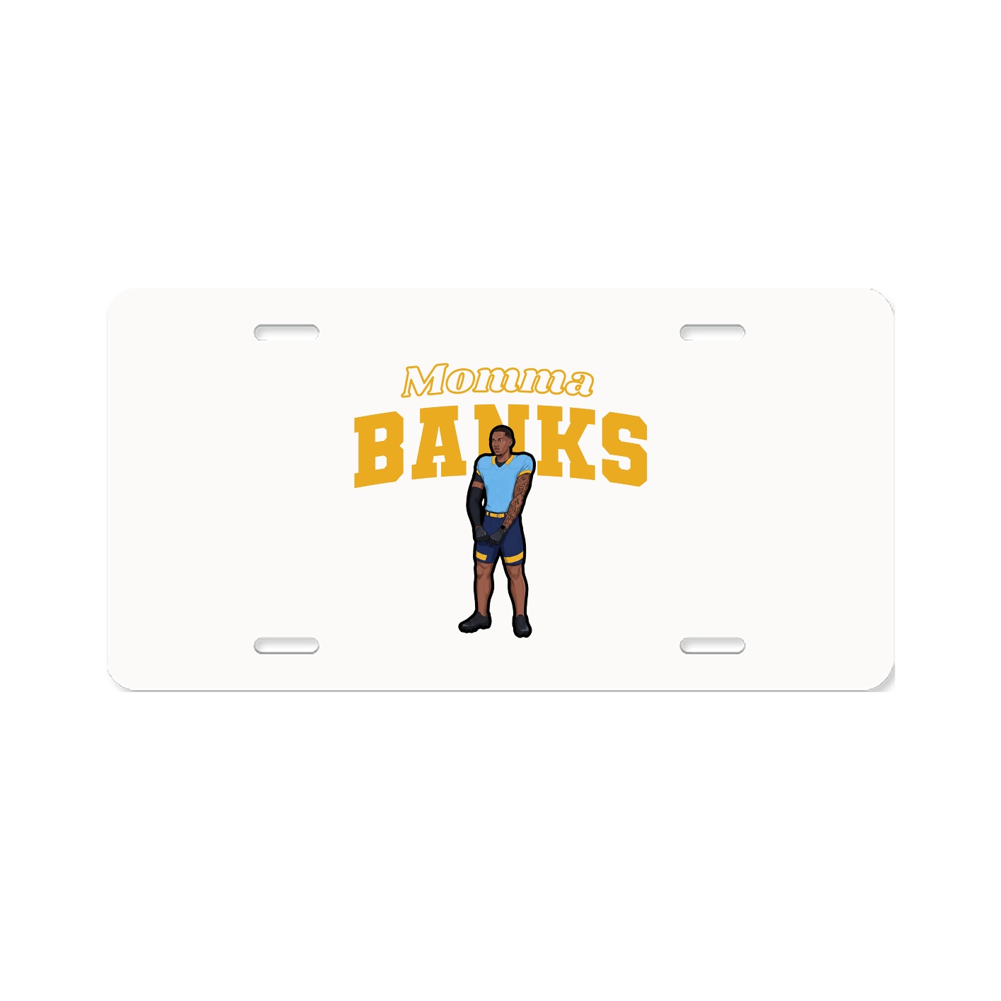 License Plate — Mothers Day Block in Classic
