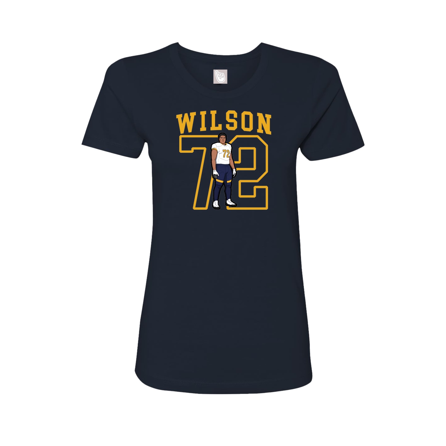 Fitted Women's Tee — Shirsey in Navy
