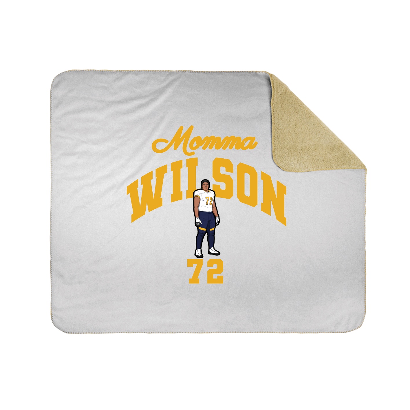 Throw Blanket — Mothers Day Arch in White