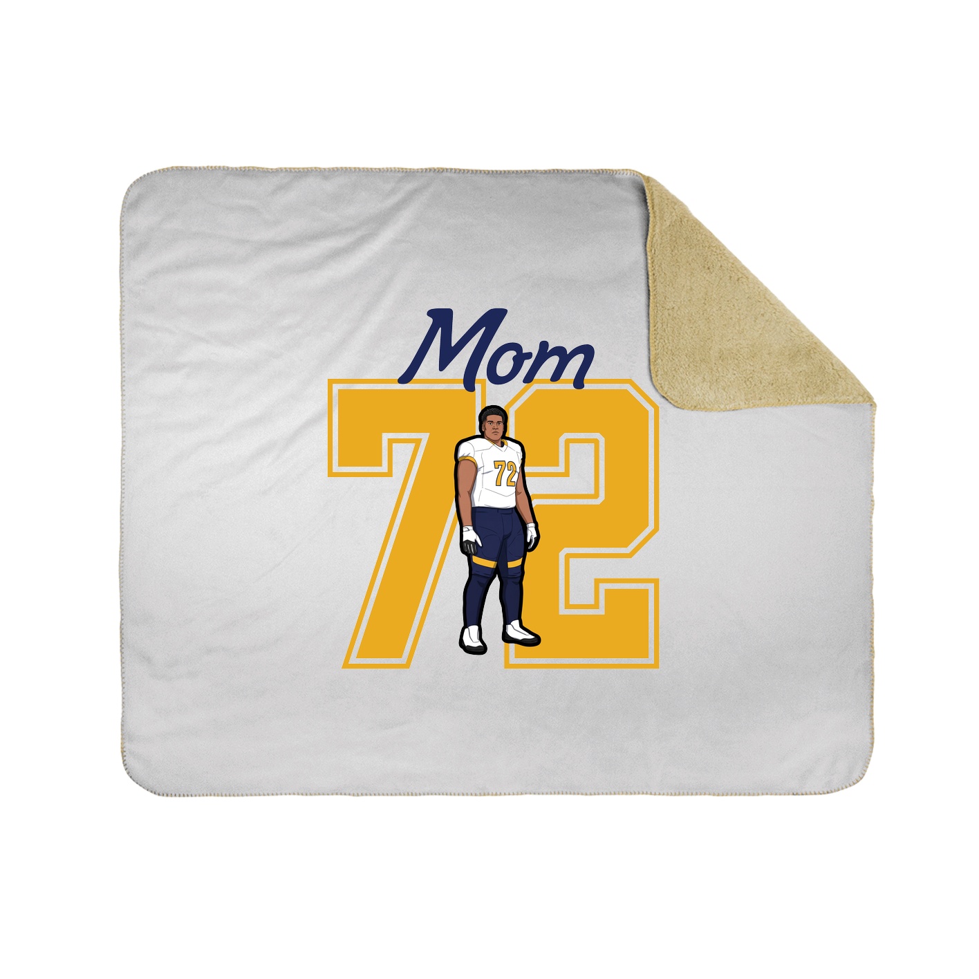 Throw Blanket — Mothers Day Shirsey in White