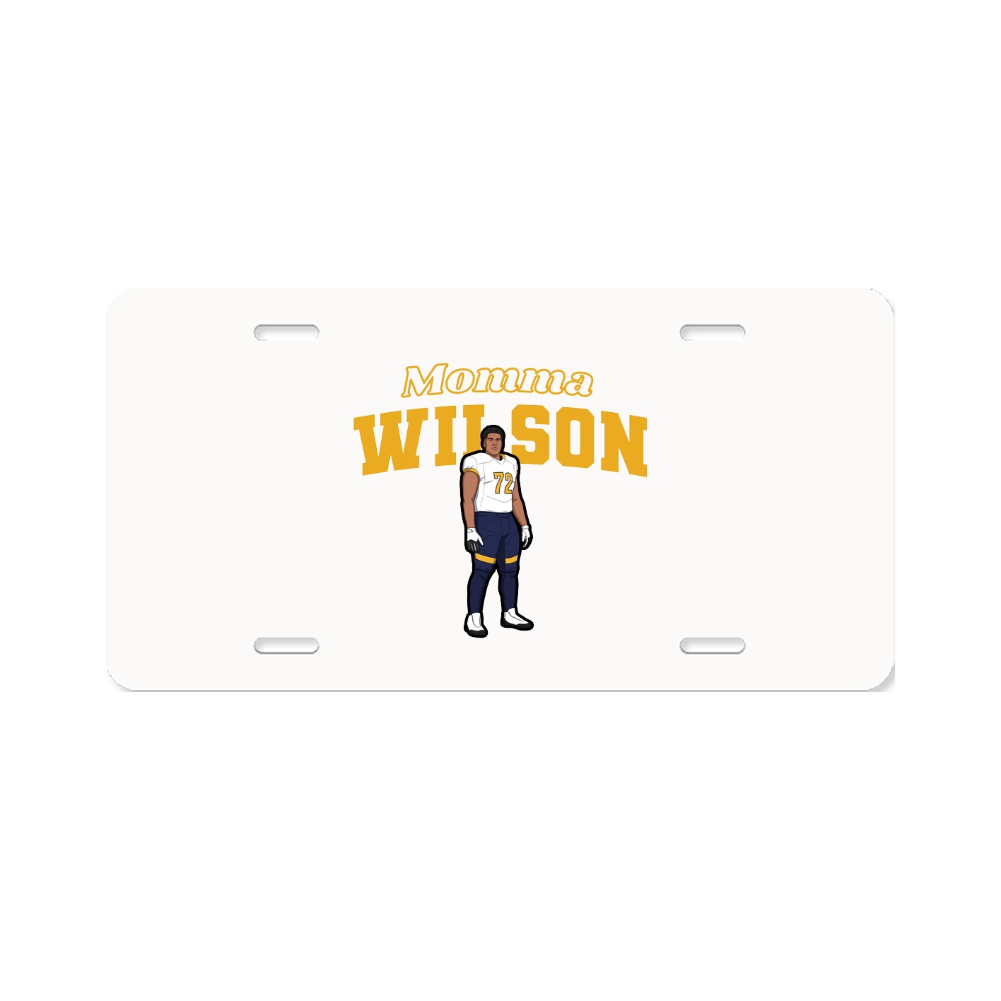 License Plate — Mothers Day Block in Classic
