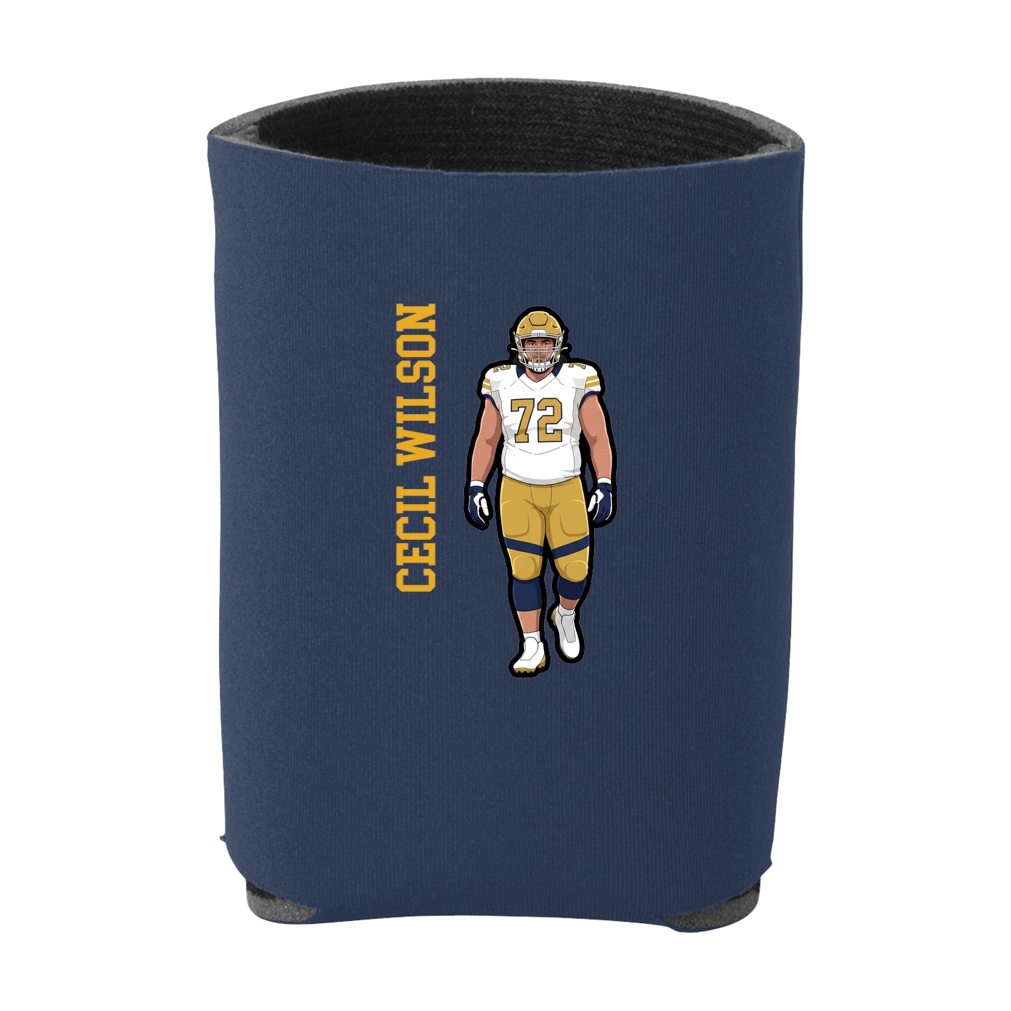 Can Holder — Name Vertical in Navy