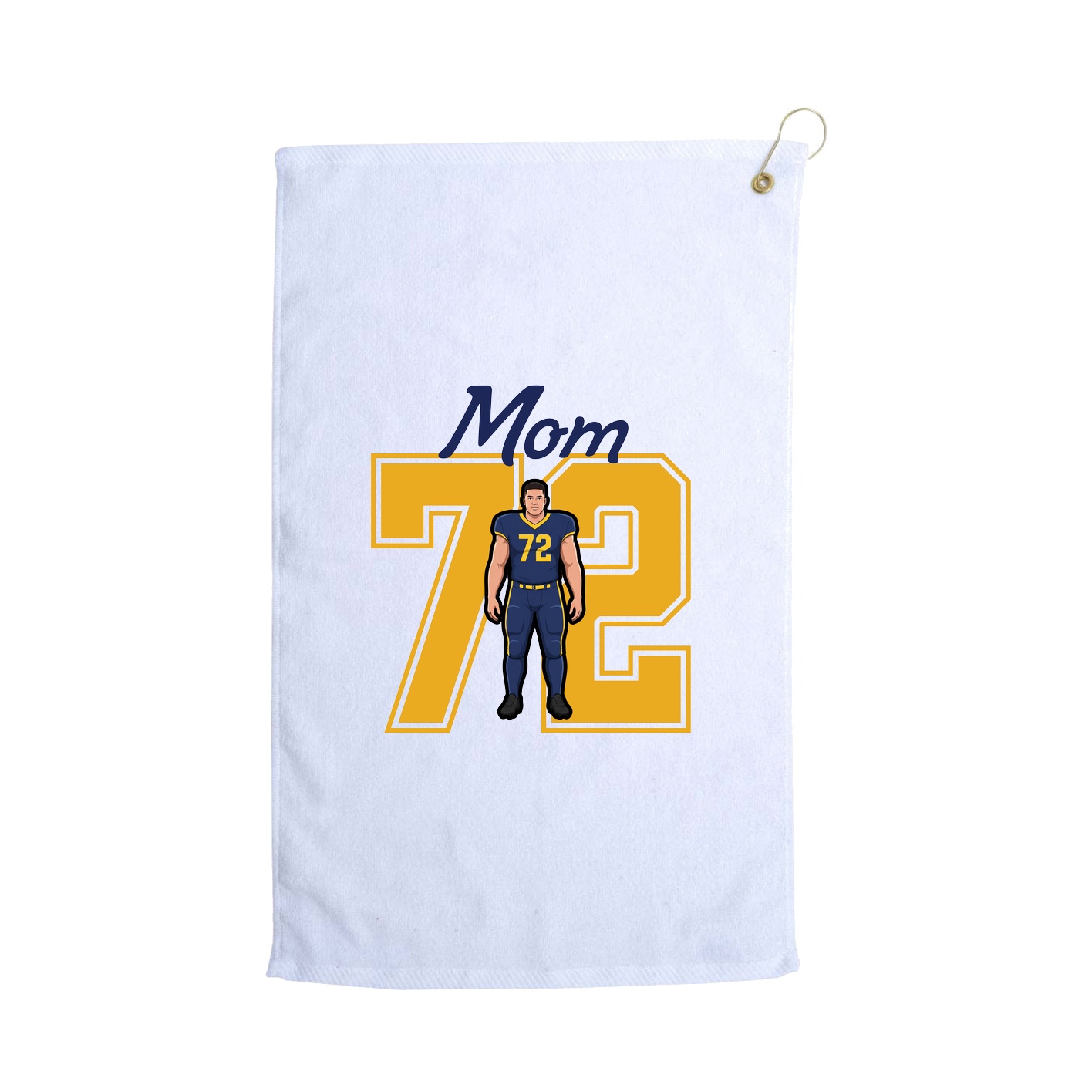 Golf Towel — Mothers Day Shirsey in White