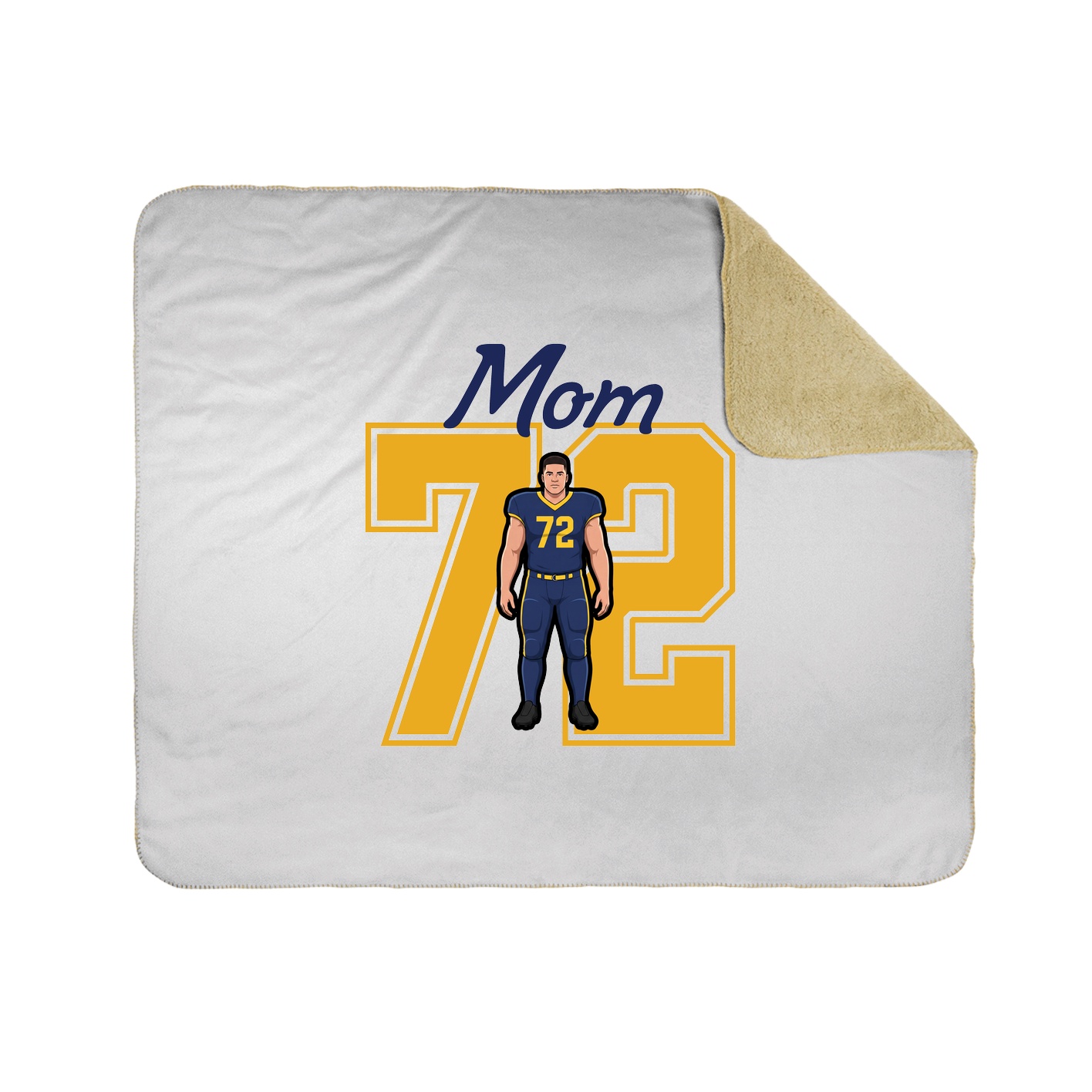 Throw Blanket — Mothers Day Shirsey in White