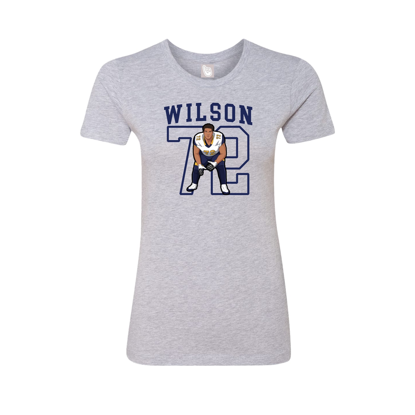 Fitted Women's Tee — Shirsey in Grey