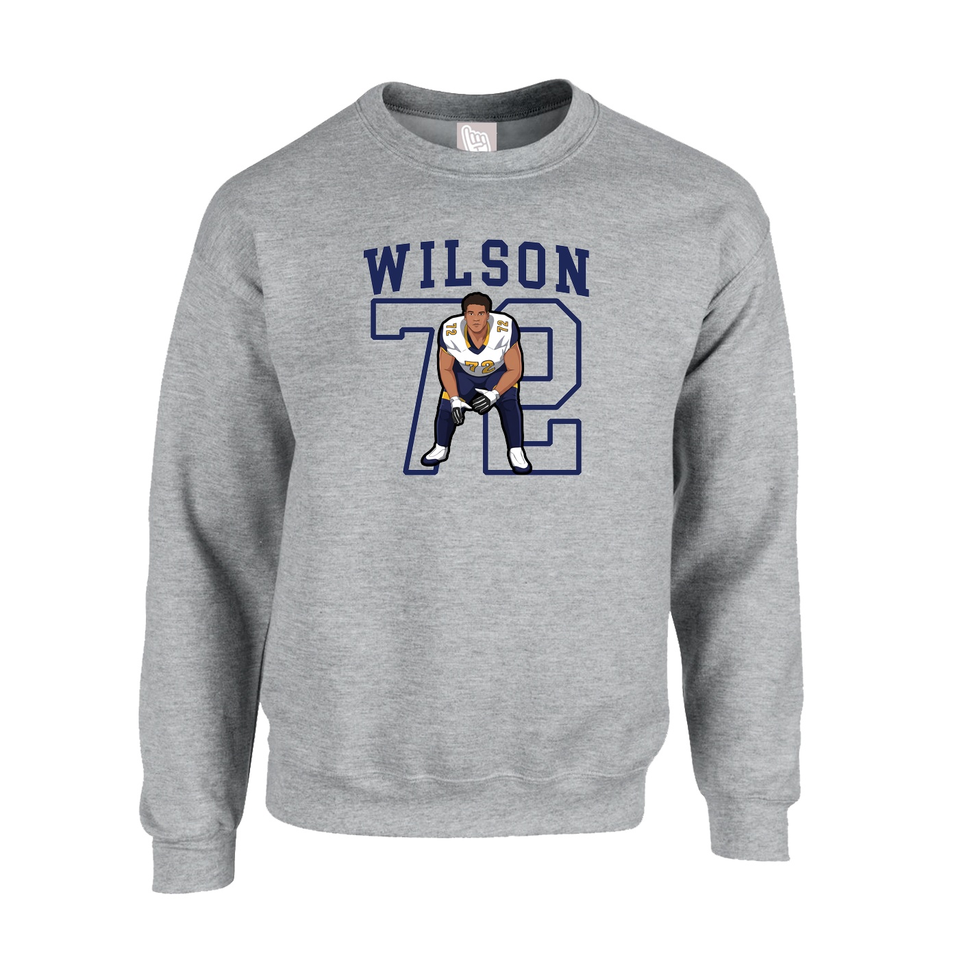 Fleece Crew — Shirsey in Grey
