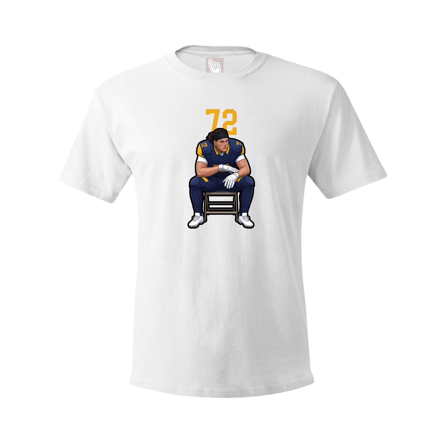 Tee — Number Top in White