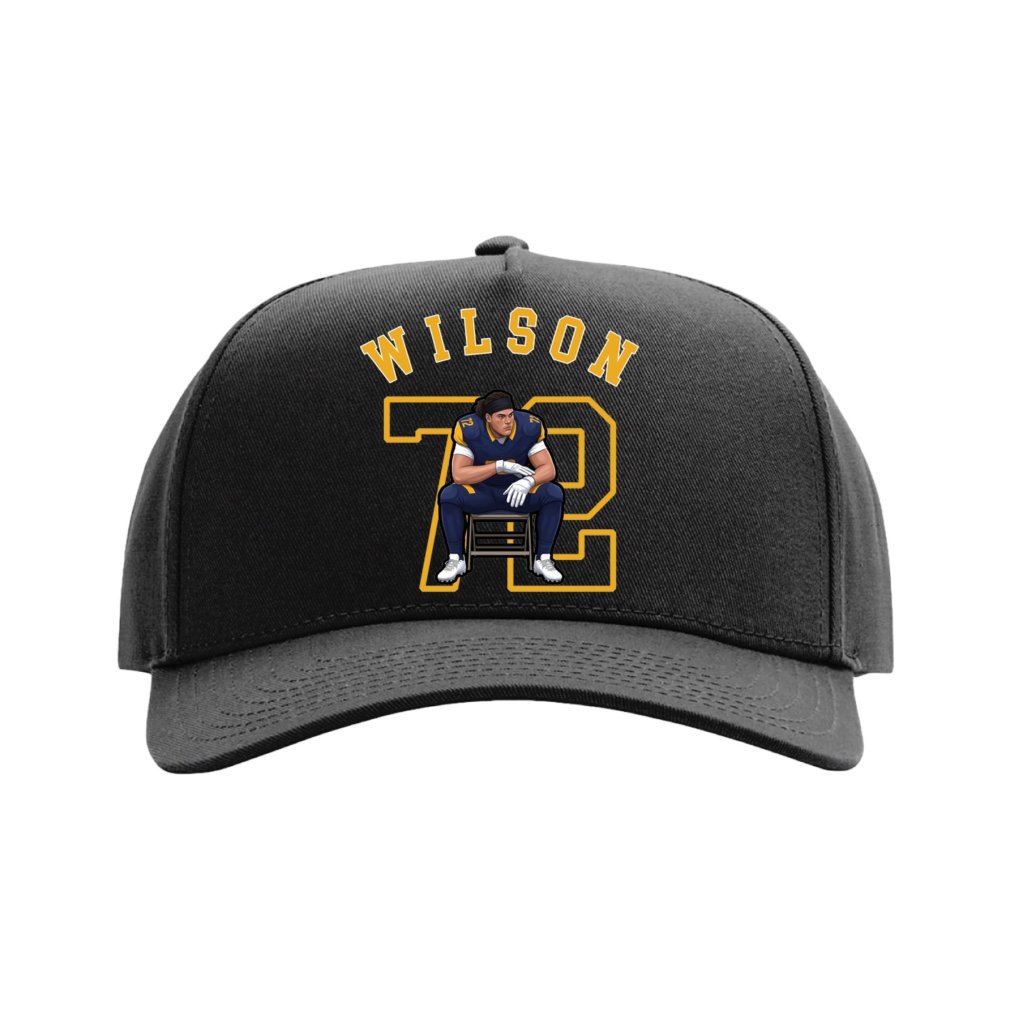 Full Fabric Five-Panel Champ Cap