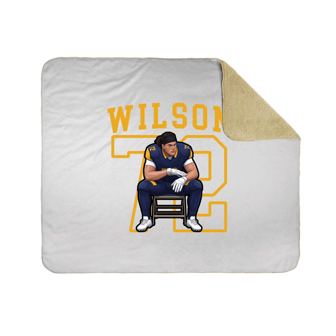 Throw Blanket — Shirsey in White