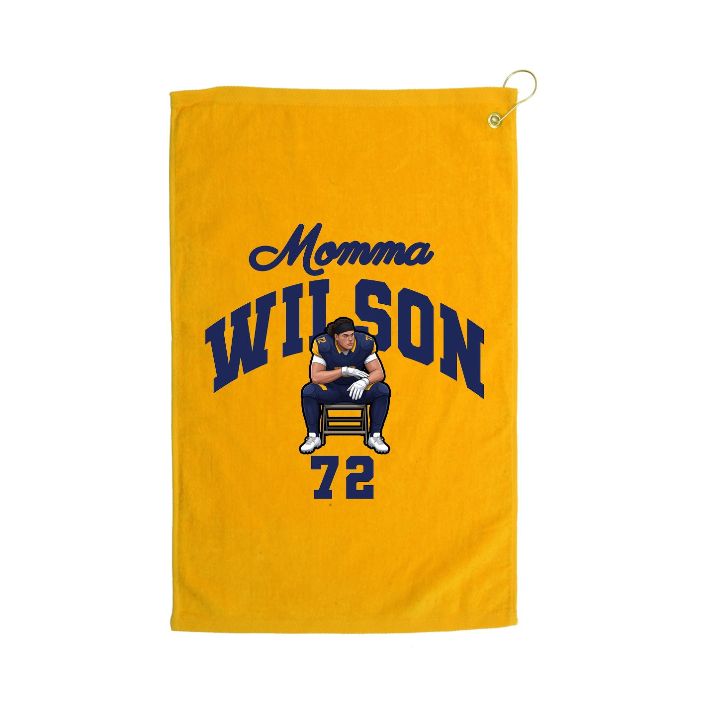 Golf Towel — Mothers Day Arch in Gold