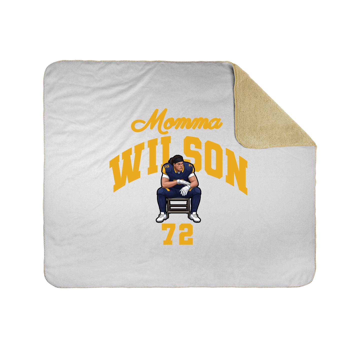 Throw Blanket — Mothers Day Arch in White