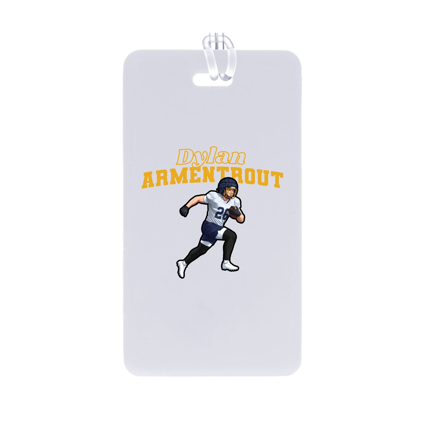 Bag Tag — Name Arch in Classic