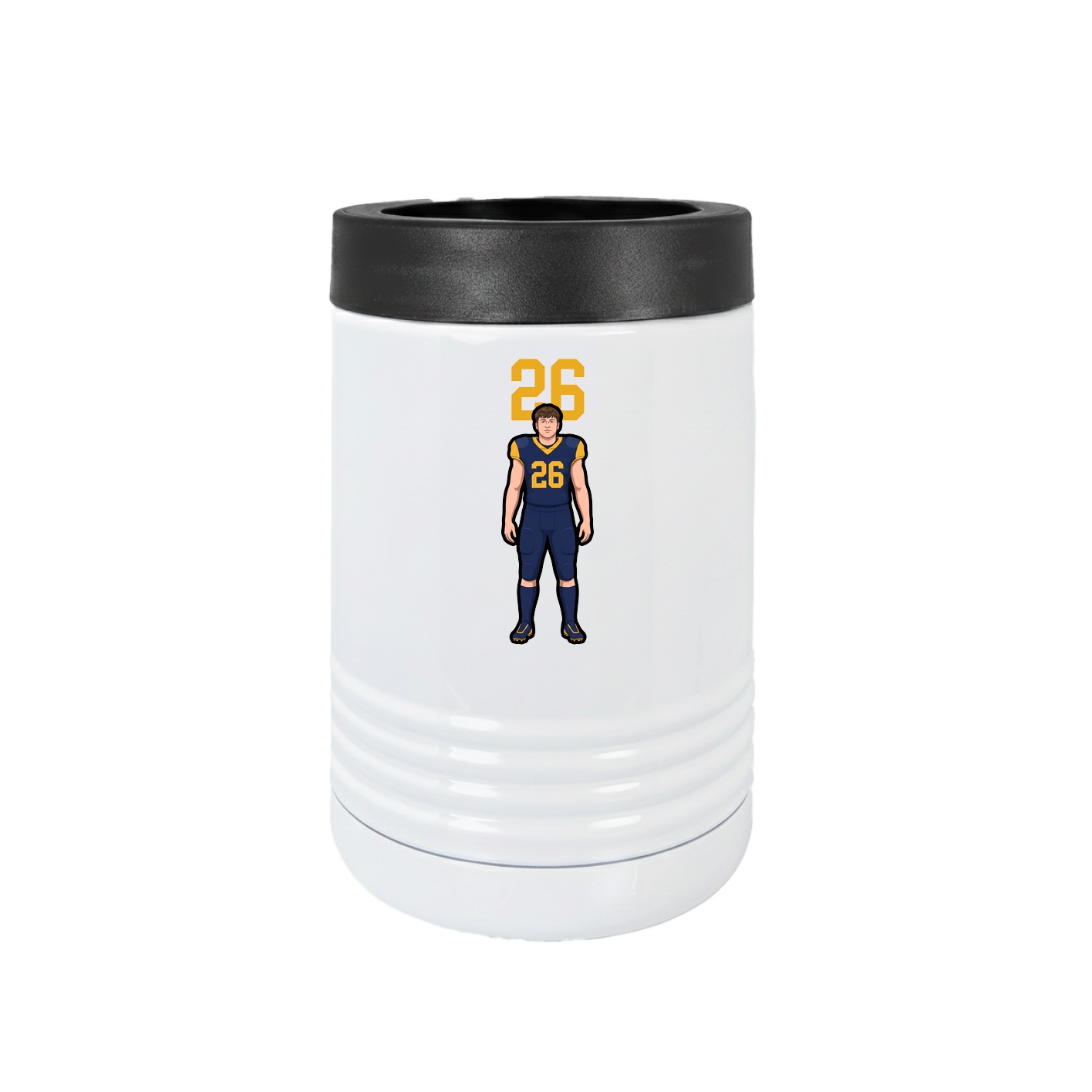 Beverage Holder — Number Top in White