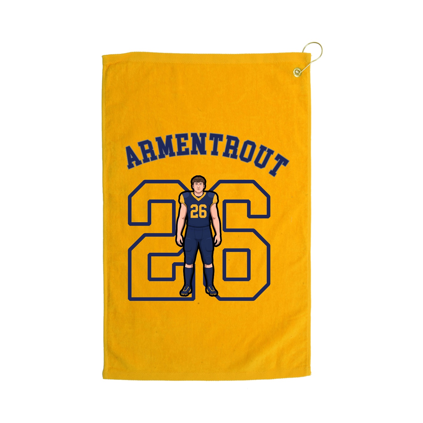 Golf Towel — Shirsey Arch in Gold