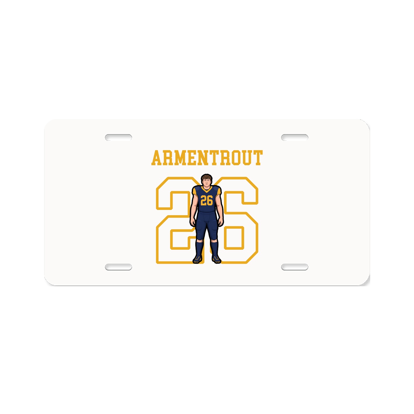 License Plate — Shirsey in Classic