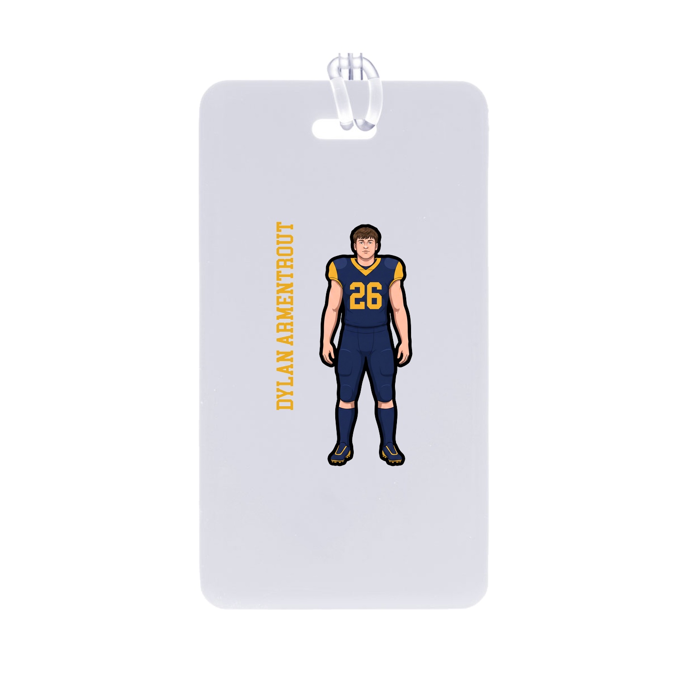 Bag Tag — Name Vertical in Classic