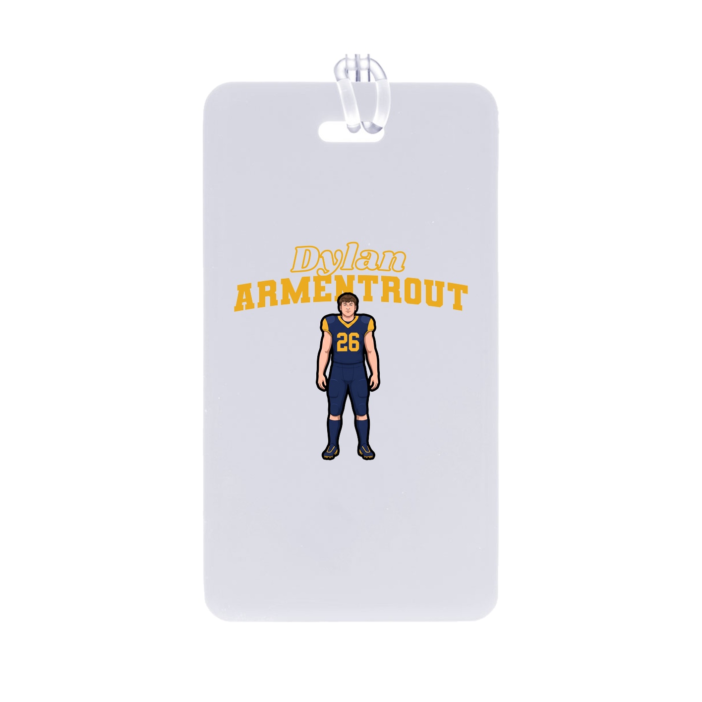 Bag Tag — Name Arch in Classic