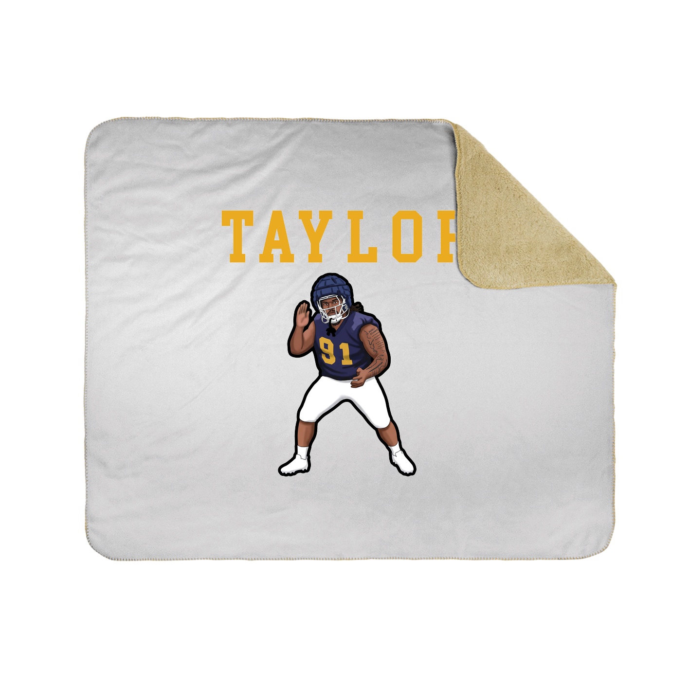 Throw Blanket — Shirsey in White