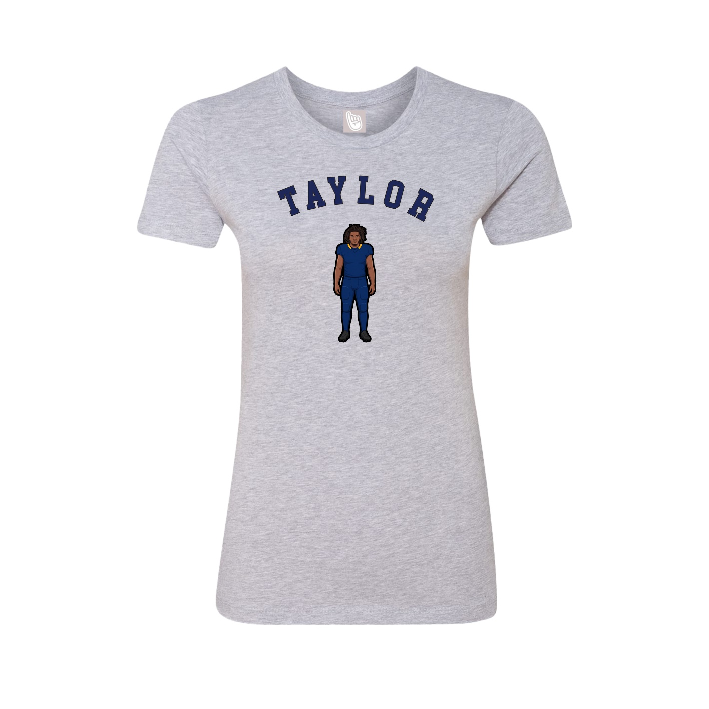 Fitted Women's Tee — Shirsey Arch in Grey