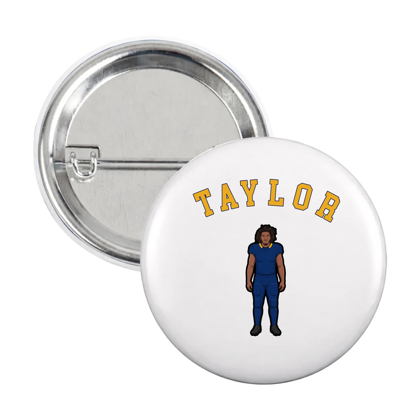 Game Day Button — Shirsey Arch in White