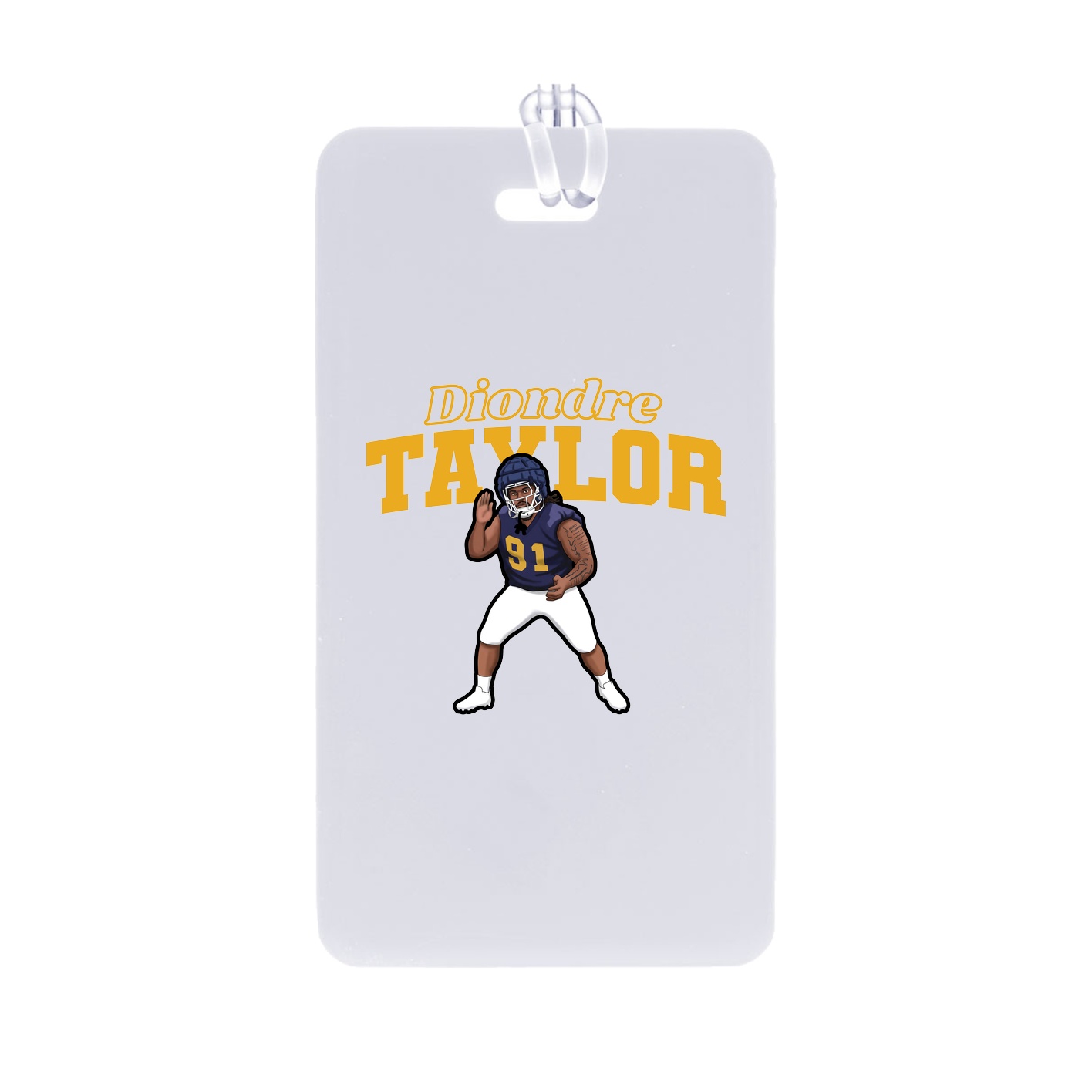 Bag Tag — Name Arch in Classic