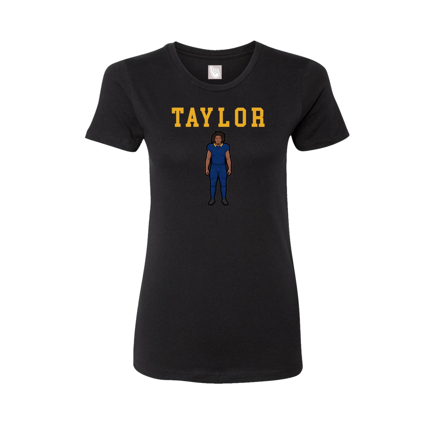 Fitted Women's Tee — Shirsey in Black