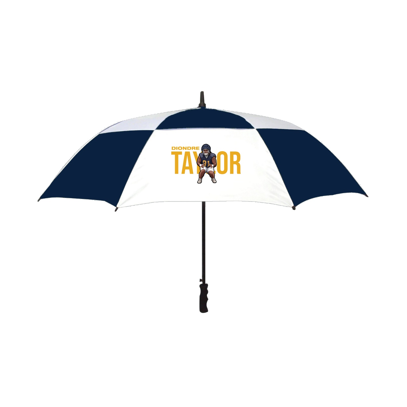 Golf Umbrella — Player Name in Navy