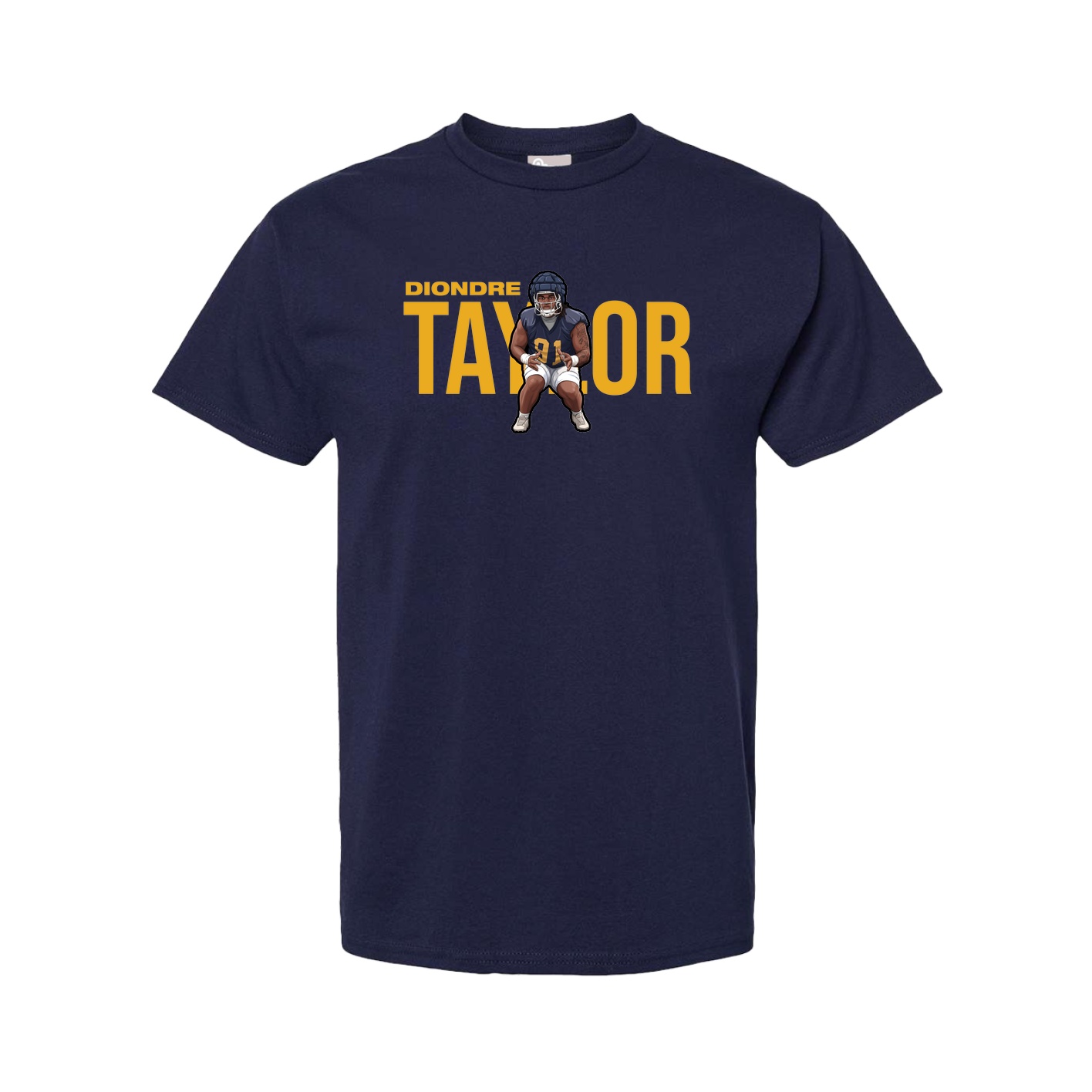 Youth Tee — Player Name in Navy