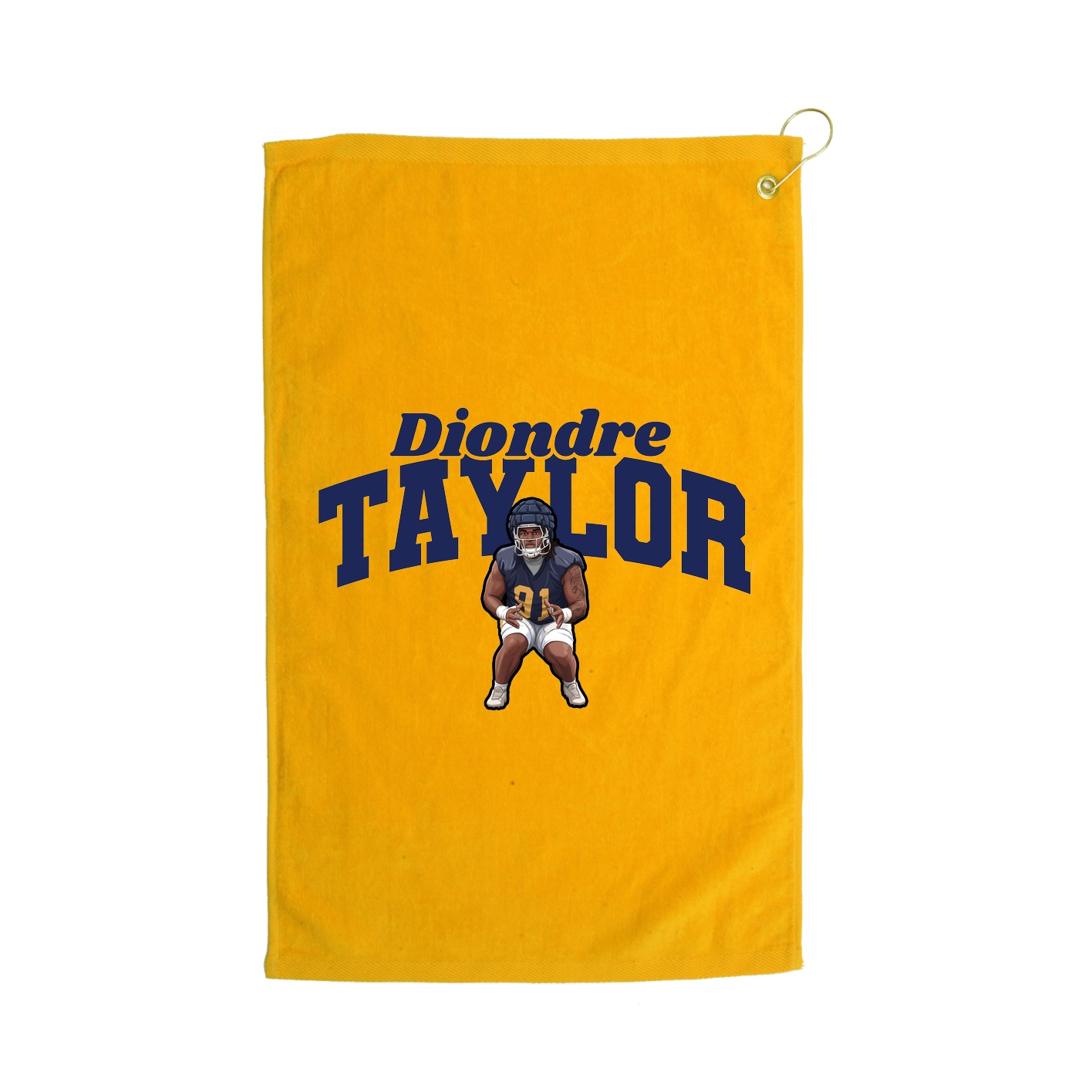 Golf Towel — Signature Arch in Gold