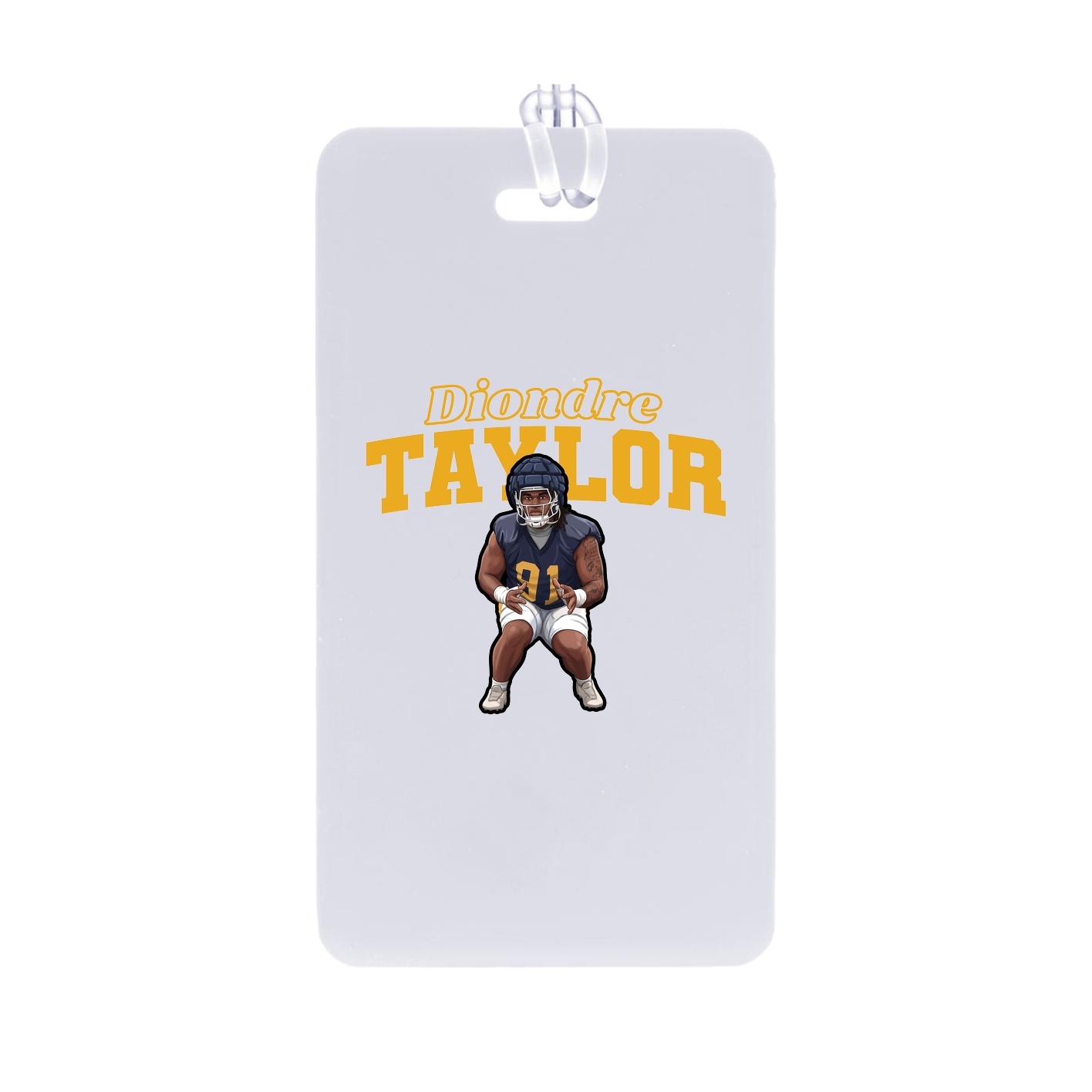Bag Tag — Name Arch in Classic