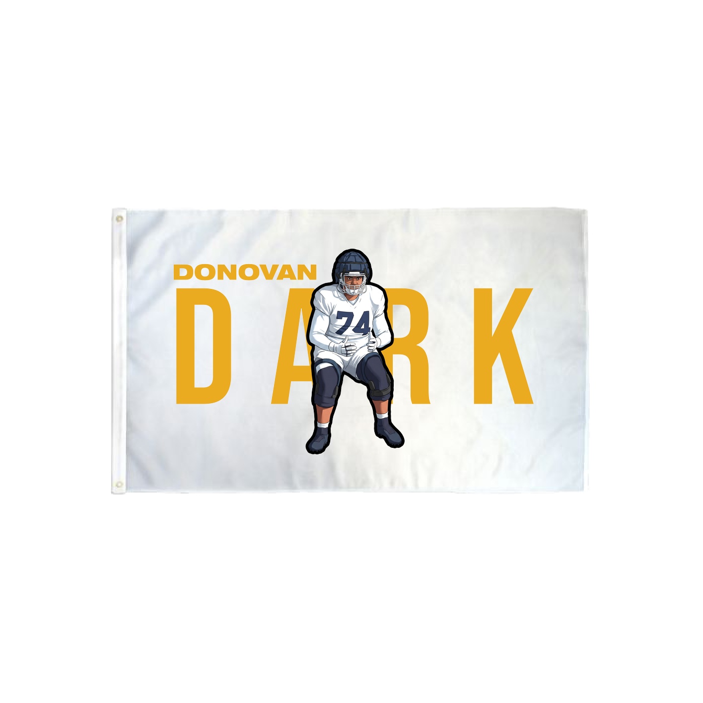 3x5 Flag — Player Name in Classic