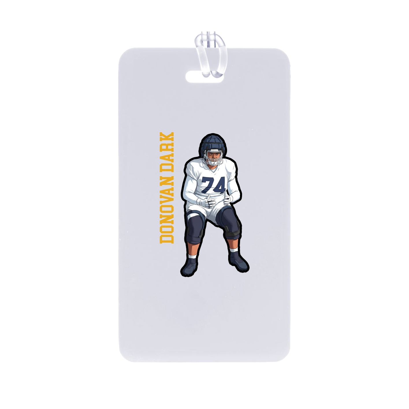 Bag Tag — Name Vertical in Classic