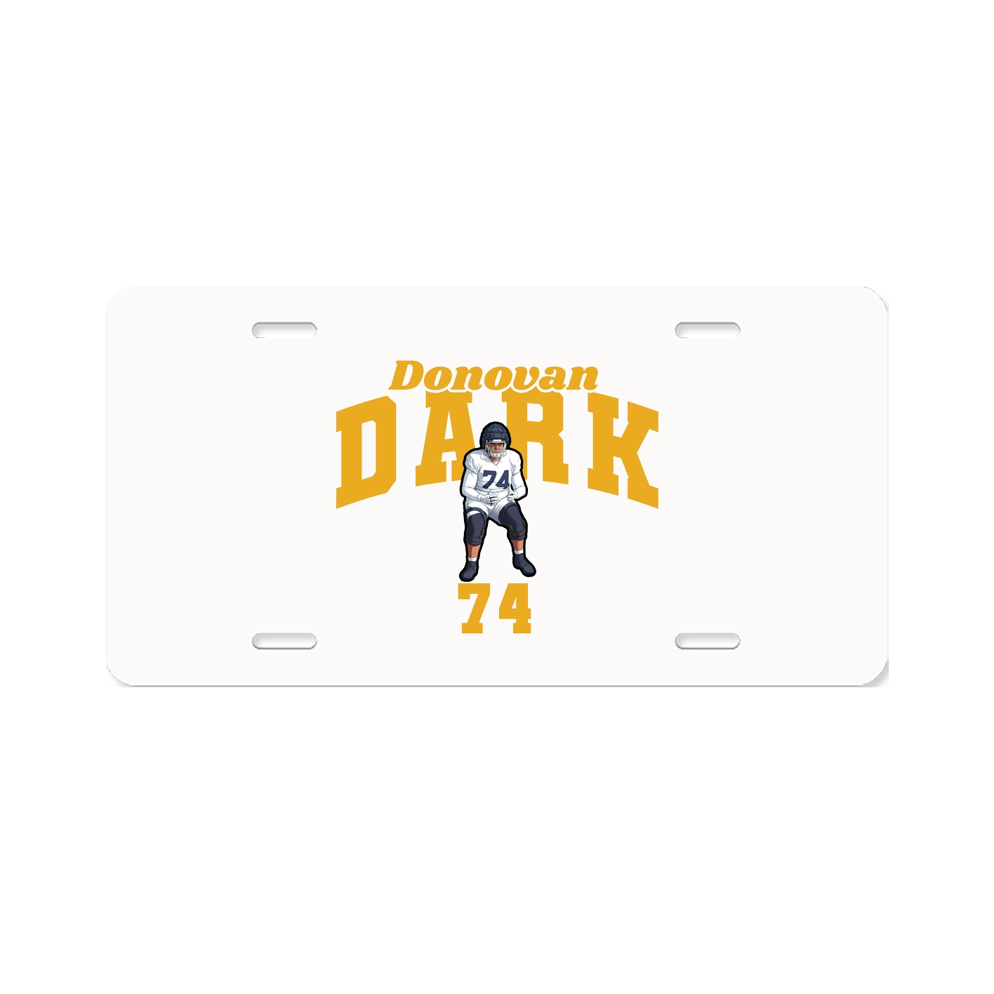 License Plate — Signature Arch in Classic