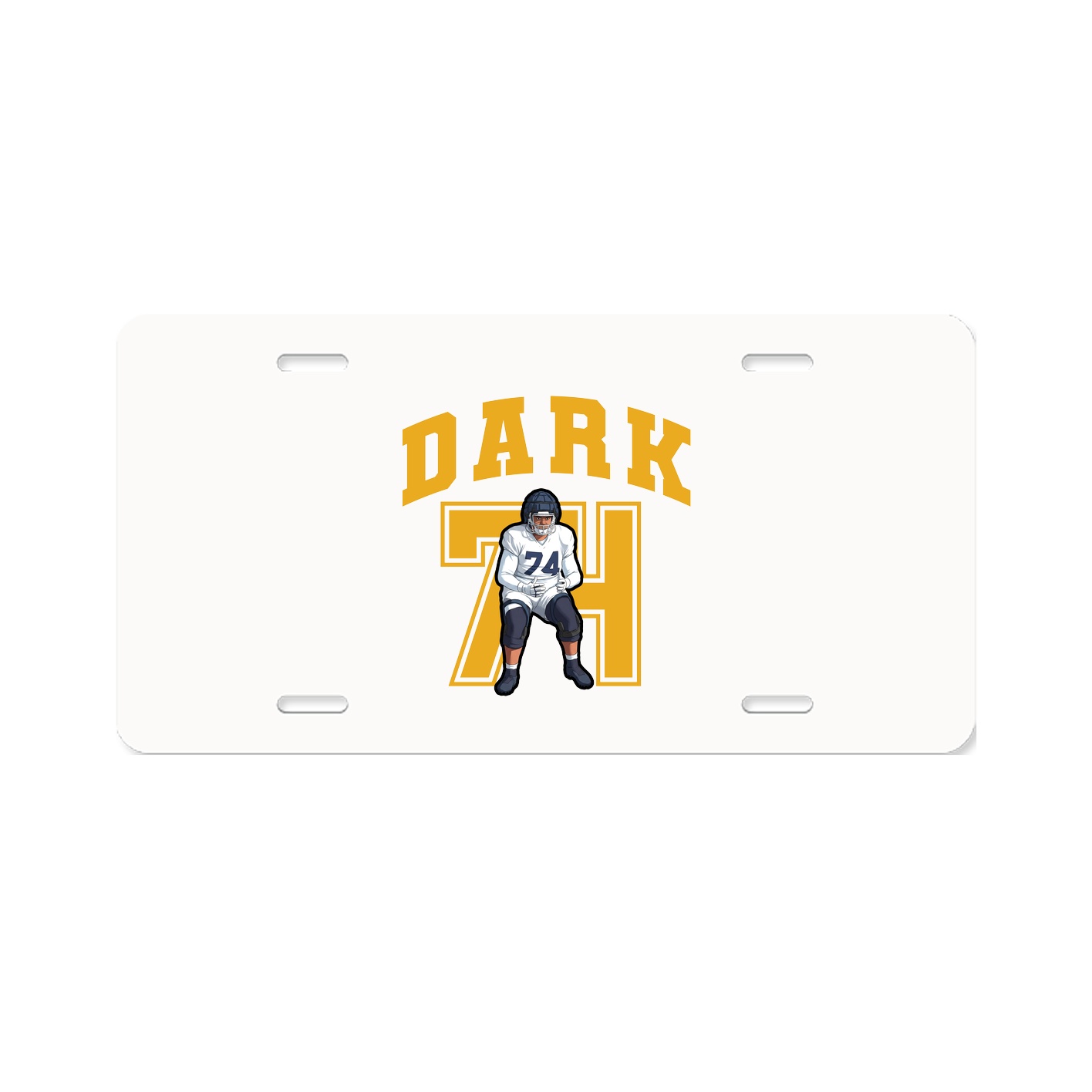 License Plate — Number in Classic