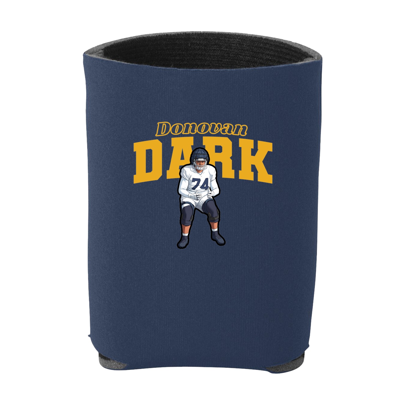 Can Holder — Name Arch in Navy