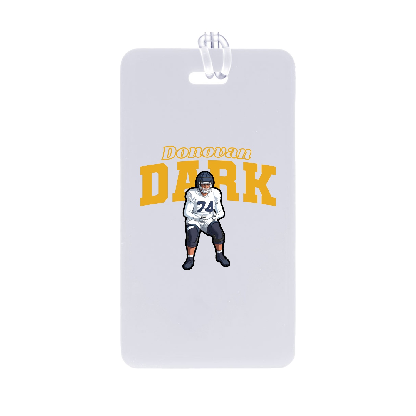 Bag Tag — Name Arch in Classic