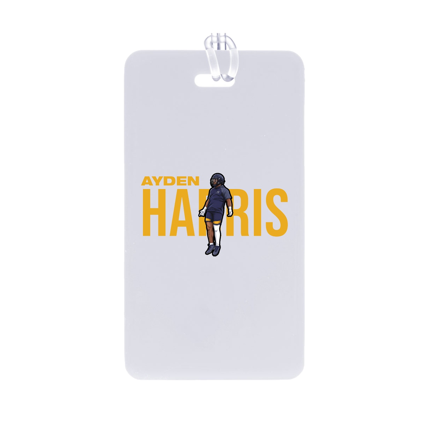 Bag Tag — Player Name in Classic