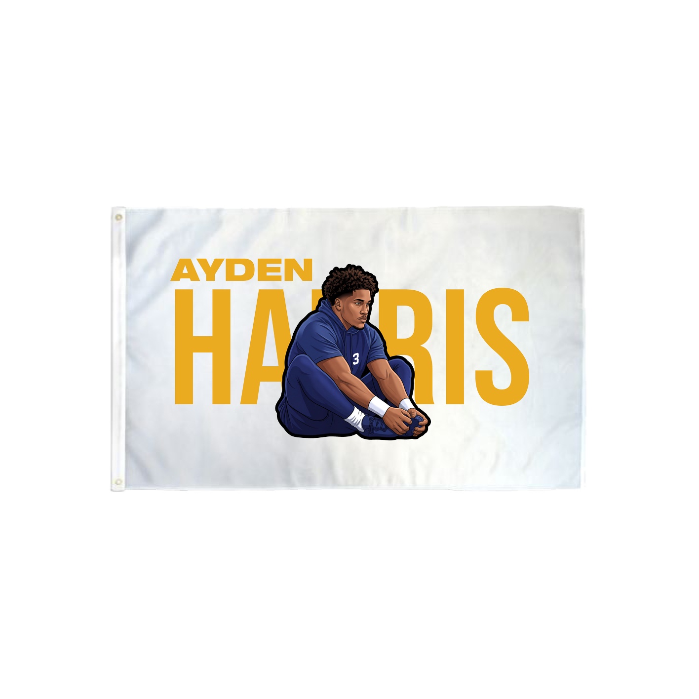 3x5 Flag — Player Name in Classic