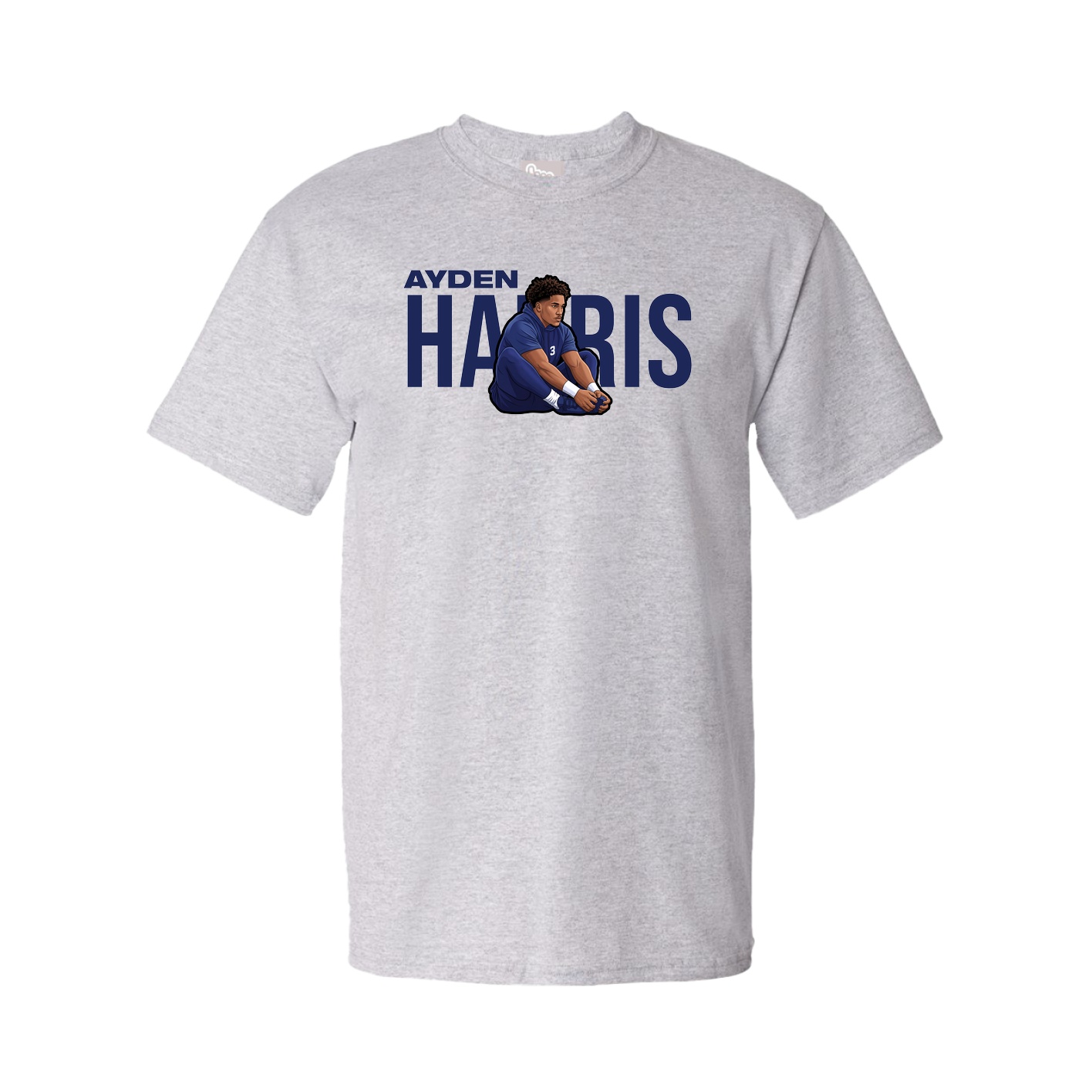 Youth Tee — Player Name in Grey